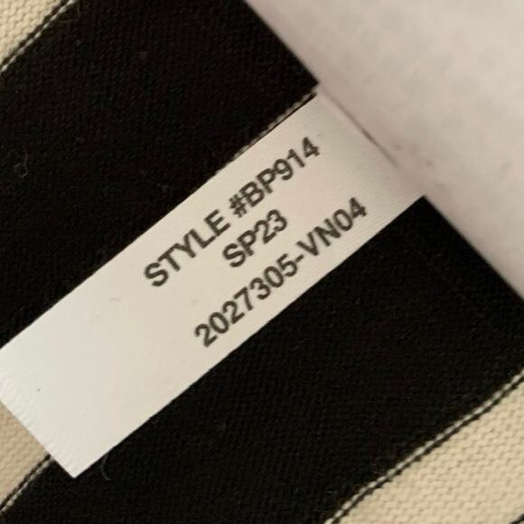 J.Crew Women Dress Midi Sleeveless Nautical Preppy Striped Summer Coastal Medium - Picture 8 of 8